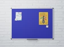 Image of Viz Pro Felt Board Pin Noticeboard Various Sizes Fast Delivery! High Quality!