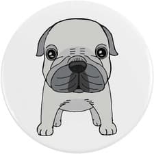 Image of 'Cute Pug Puppy' Button Pin Badges (BB058653)