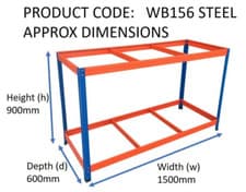 Image of Heavy Duty Workbench Frame Industrial Garage Workshop Shed Work Bench FRAME ONLY