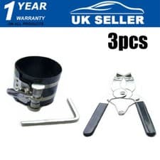 Image of Quick Release Engine Piston Ring Ratchet Type Compressor Clamp 53mm-175mm Tool