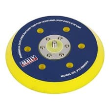 Image of Sealey 145mm DA Dust-Free Backing Pad for Hook-and-Loop Discs 5/16"UNF PTC150DFV