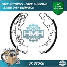 Image of Fits Vauxhall Corsa Adam Fiat Grande Punto HMH Rear Brake Shoes Set