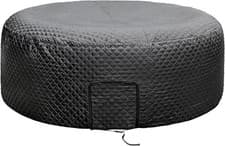Image of 208cm Universal Round Thermal Hot Tub Cover - Insulated 208 cm (Round), Black