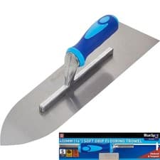 Image of Bluespot 400mm 16" Soft Grip Flooring Trowel Premium Steel Blade Floor Screeding