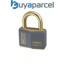 Image of ABUS 45414 T84MB/40mm Grey Rustproof Padlock Keyed Alike 8405 ABUKA37825