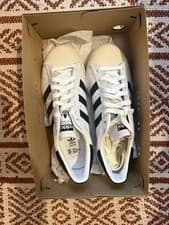 Image of Never Worn - White Adidas Superstar - 6.5