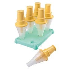 Image of Eddingtons Set Of 6 Ice Cream Cone Lolly Moulds