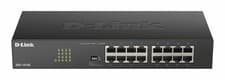 Image of D-Link DGS-1016D 16-Port Green Ethernet Copper Gigabit Switch black DGS-1016D