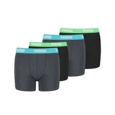 Image of PUMA Boys Boxers Kids Cotton Rich Everyday Boxer Shorts Underwear (4 PACK)