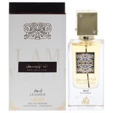 Image of Lattafa Ana Abiyedh Leather 60ml Unisex Eau de Parfum Spray Perfume Long Lasting