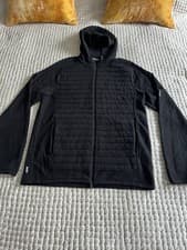 Image of Icebreaker ZoneKnit Insulated LS Zip Hoodie Merino Fleece Mens Large