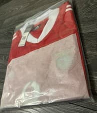Image of Benfica Retro 02/03 Home Retro Shirt Large - UK Stock - Red White