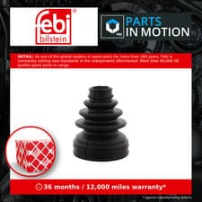 Image of CV Joint Boot fits VAUXHALL CORSA C 1.7D 00 to 06 C.V. Driveshaft Gaiter Febi