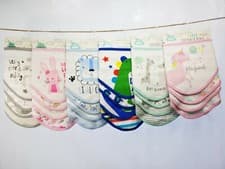 Image of Baby Boy Girl Dribble Bibs 4 Pack