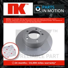 Image of 2x Brake Discs Pair Solid fits OPEL MOVANO B 2.3D Rear 2010 on 305mm Set NK New