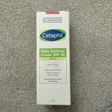 Image of Cetaphil Daily Defence SPF 50 Sensitive Skin Moisturiser - 50g
