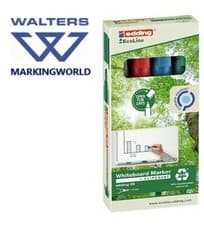 Image of Edding 29 EcoLine Whiteboard Markers | Eco-Friendly Refillable | Assorted Box 4