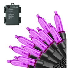 Image of Battery LED Fairy String Lights 8 Modes Christmas Tree Lights Party Decor Garden