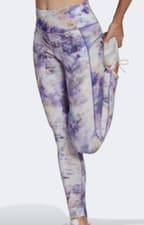 Image of adidas Womens Zoe Saldana Tights S Purple Training Fitness HB1526  Sample