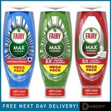 Image of FAIRY MAX POWER ORIGINAL ANTI-BACTERIAL POMEGRANATE WASHING UP LIQUID 730ML NEW