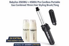 Image of BaByliss 2583BU 19mm Hair Styling Brush  + 2 Thermacells 4580U -Tracked Delivery