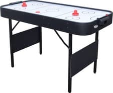 Image of Folding 4' Air Hockey Table Air Hockey with Pucks Included Indoor Game Air Game