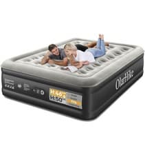 Image of OlarHike Double Size Airbed Inflatable Mattress Builtin Pump 190cm x140x46cm