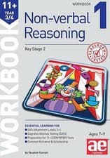 Image of 11+ Non-Verbal Reasoning Year 3/4 Workbook 1: Including Multiple Choice Test...