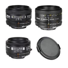 Image of Lens Cap for Nikon 50mm f/1.8D - f1.4D - f/1.8 AF - 35mm f/2D - AF-S DX 18-55mm