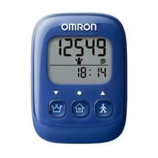 Image of OMRON HJ-325-B Pedometer Step Counter Walking Fitness Tracker Blue New