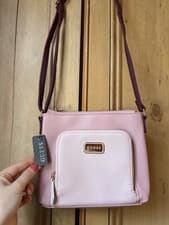 Image of GUESS Pink Handbag Women With Adjustable Strap shoulder Bag BNWT