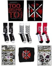 Image of DEAD KENNEDYS - OFFICIAL LOGO BACK PATCH badge pack SOCKS plectrum set SWEATBAND