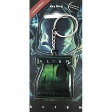 Image of Alien 40th Anniversary Keyring Logo Keychain Limited Edition