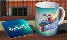 Image of The Rescuers 90s - Ceramic Coffee / Tea Mug + Matching Coaster
