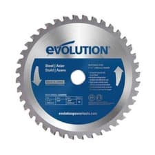 Image of Evolution 185mm Mild Steel Cutting 40T TCT Circular Saw Blade