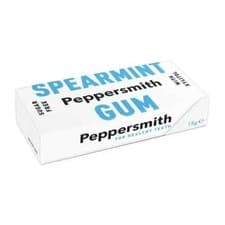 Image of Peppersmith Xylitol Natural Spearmint Gum 15g x 1 pack exp 11/25