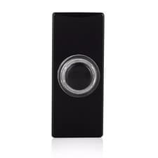Image of Byron 7720 Black Illuminated Door Bell Push Button Byron Wired Surface Mounted