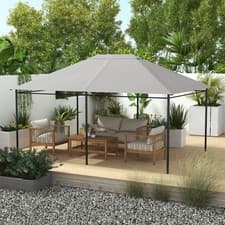 Image of 3 x 4m Gazebo Replacement Canopy Cover Gazebo Roof Replacement