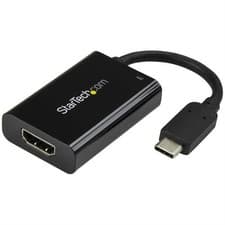 Image of StarTech USB C to HDMI 2.0 Adapter with Power Delivery - 4K 60Hz USB Type-C t...