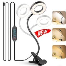 Image of 48 LED USB Clamp Clip On Flexible Desk Light Bed Reading Table Study Night Lamp