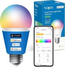 Image of Tapo L535E E27 Smart Bulb Multicolour 8.6W Alexa Google Assistant Matter-Certifi