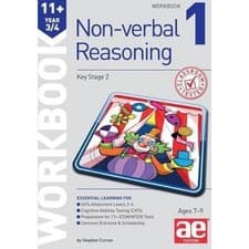 Image of 11+ Non-Verbal Reasoning Year 3/4 Workbook 1 Including Multiple Choice Test T...