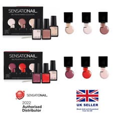 Image of Gel Nail Polish * 3 Pack * SensatioNail LED Damage Proof Lasts for up to 2 weeks