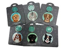 Image of Personalised Pet Keyring, over 100 designs