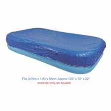 Image of Bestway 119" Rectangular Inflatable Paddling Swimming Pool Cover Protector