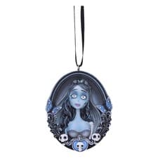 Image of Nemesis Now Corpse Bride Emily Hanging Ornament 8.5cm, Resin, Pale Blue, Officia