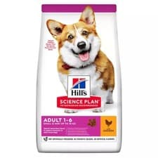Image of Hills Science Plan Adult 1-6 Small & Mini Dry Dog Food (Chicken) 1.5Kg, 3Kg, 6Kg