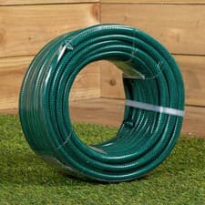 Image of 30m Reinforced Garden Hose Pipe / Hosepipe in Green