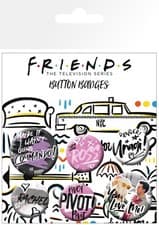 Image of Badge Pack Friends Doodle