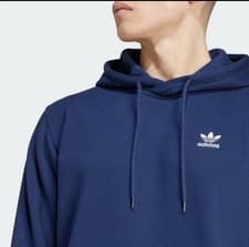 Image of Adidas Originals Trefoil Essential Fleece Hoodie Medium Size Men's